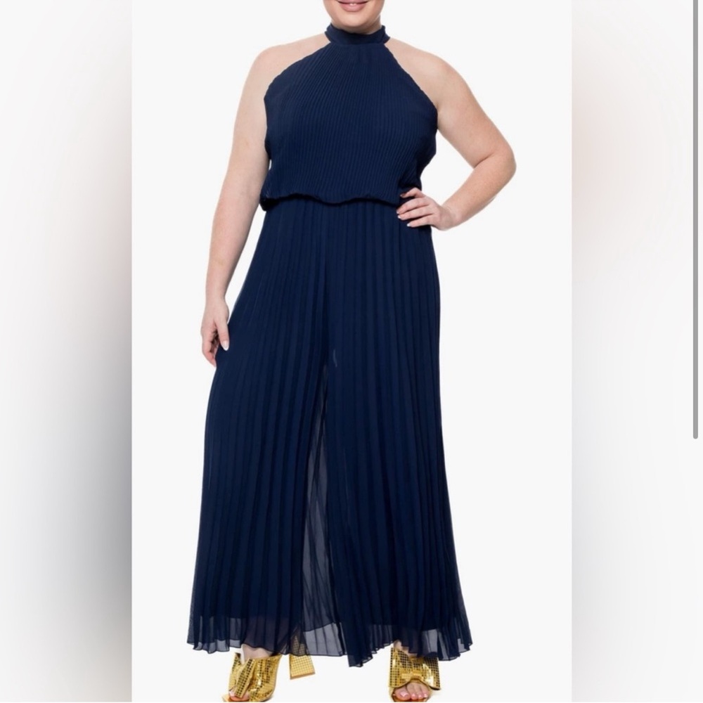 MEGHAN LA Wild Orchid Pleat Jumpsuits- BUNDLE